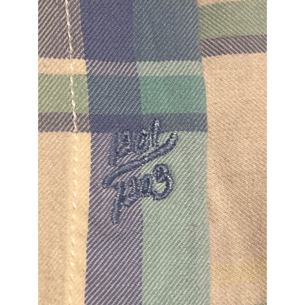 Guess Los Angeles 1981 Men's Button Down Plaid Shirt Easter Slim Fit Size XL - Picture 9 of 11